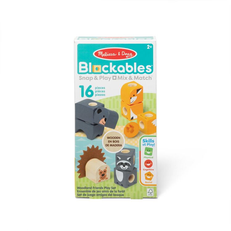Product Melissa & Doug Blockables: Woodland Friends (6074895) image