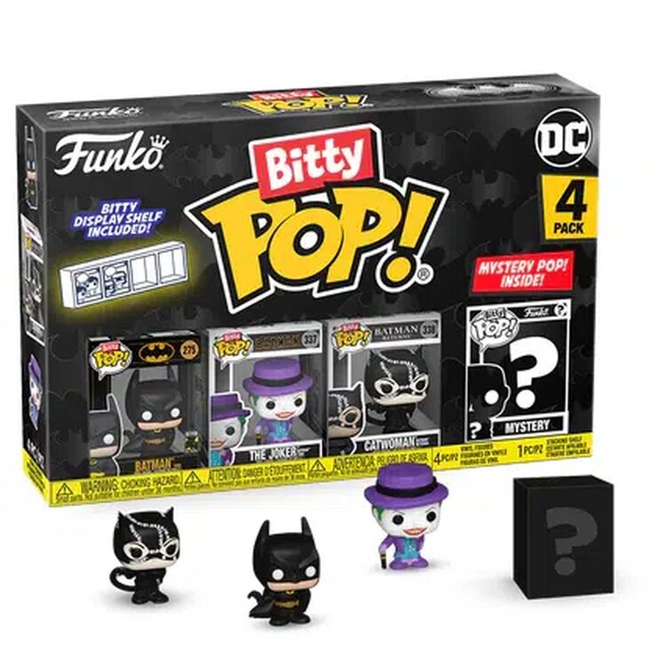 Product Φιγούρα Funko Bitty Pop! 4-Pack DC: Batman - Batman, The Joker, Catwoman & Mystery Series 01 image