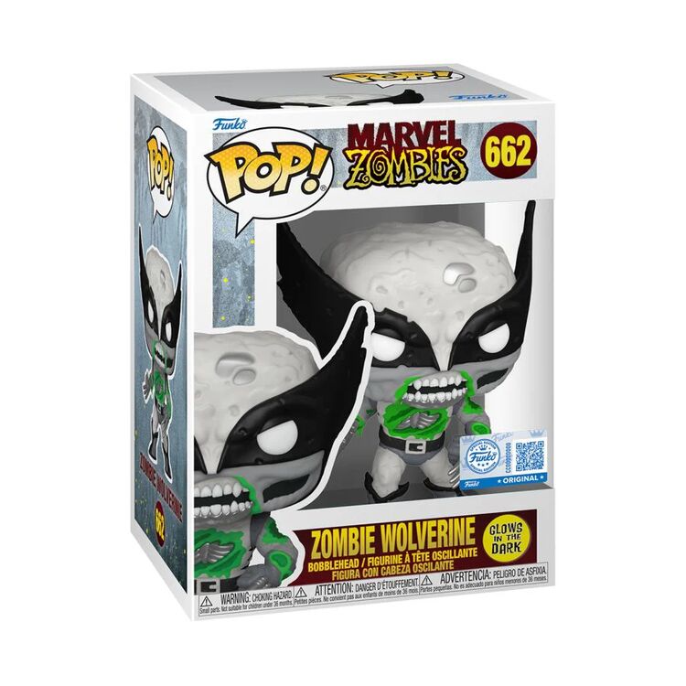 Product Φιγούρα Funko Pop! Zombies - Wolverine (B&W) (Glows in The Dark) (Special Edition) image