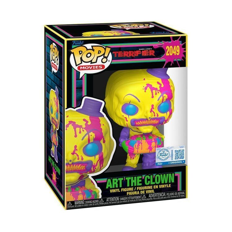 Product Φιγούρα Funko Pop! Terrifier - Arty Clown With Head (Blacklight) (Special Edition) image