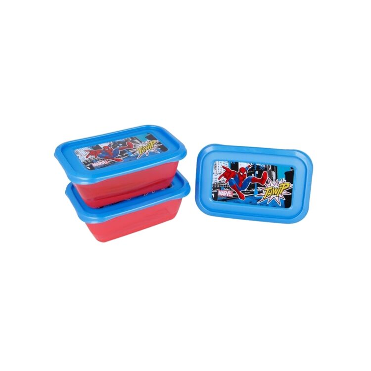 Product Marvel Spider-Man 3pcs Snack Containers image