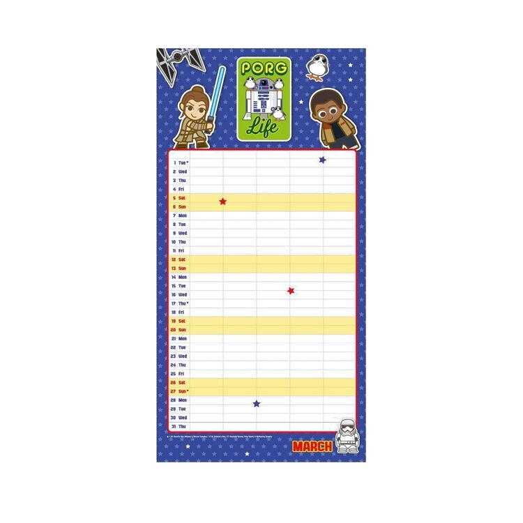 Product Ημερολόγιο Star Wars Family Organizer image