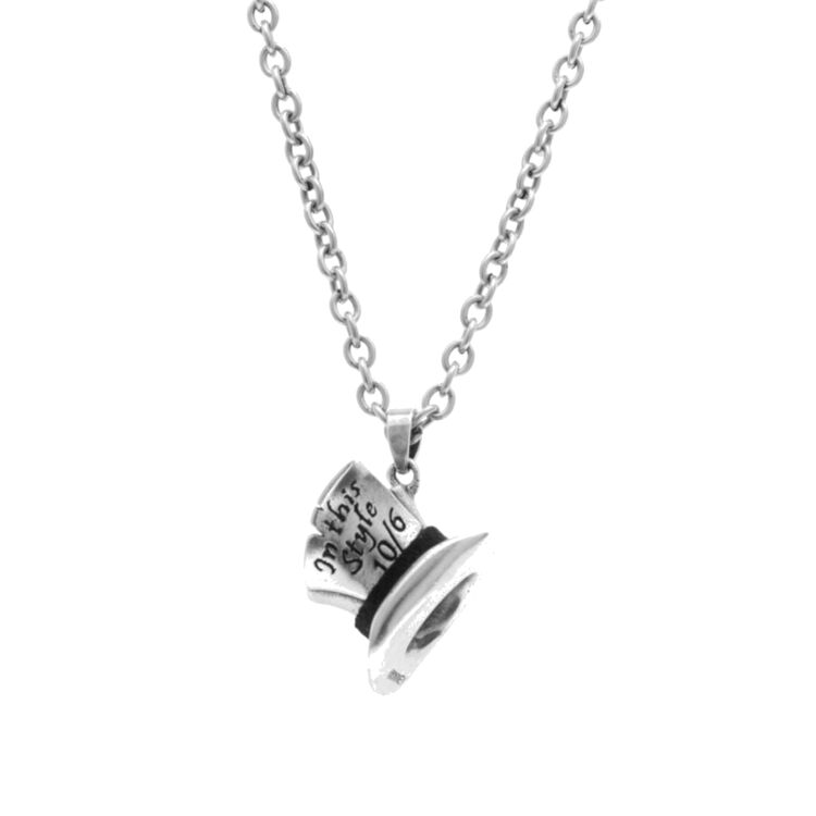 Product Disney Couture Alice in Wonderland Gold -Plated Mad Hatter Necklace image