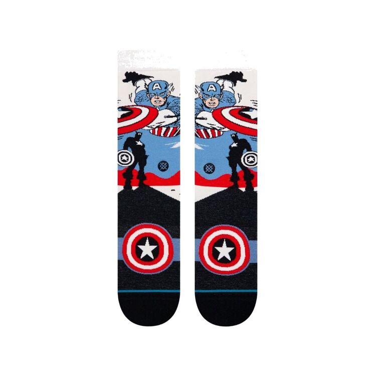Product Stance Marvel Captain America Marquee Socks image