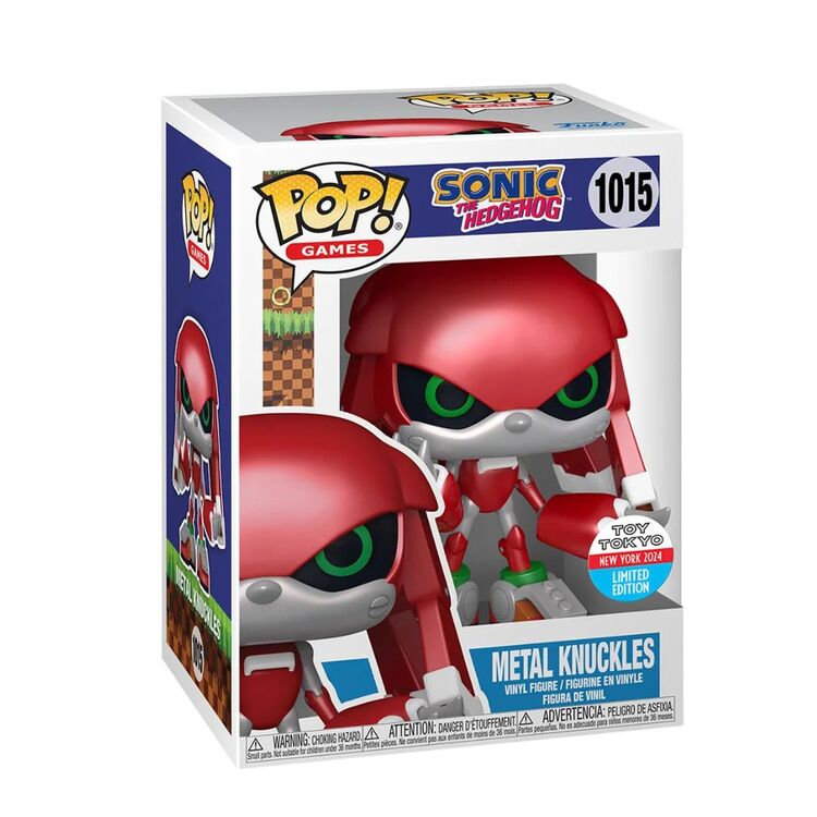 Product Φιγούρα Funko Pop! Sonic the Hedgehog - Metal Knuckles (Convention Special Edition) (ToyTokyo Sticker) image