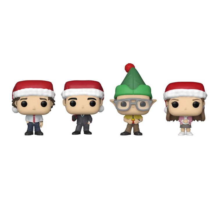 Product Funko Pocket Pop! 4-Pack The Office Happy Holidays Tree Box image