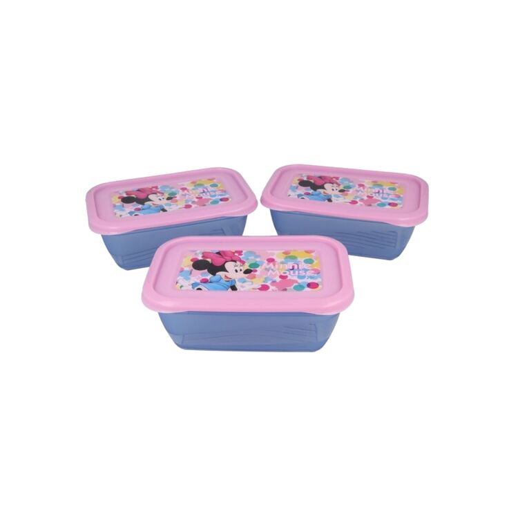 Product Disney Minnie Mouse 3pcs Snack Containers Feel Good image