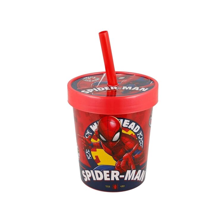 Product Marvel Spider-Man Ice Cream Tup Straw Tumbler image
