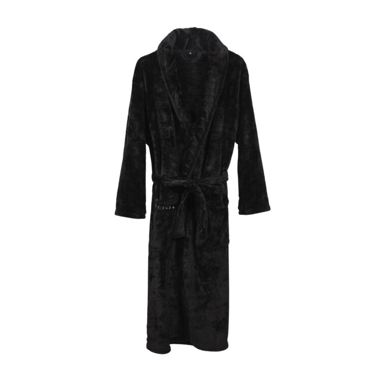 Product Dressing Gown Friends Black Fleece image
