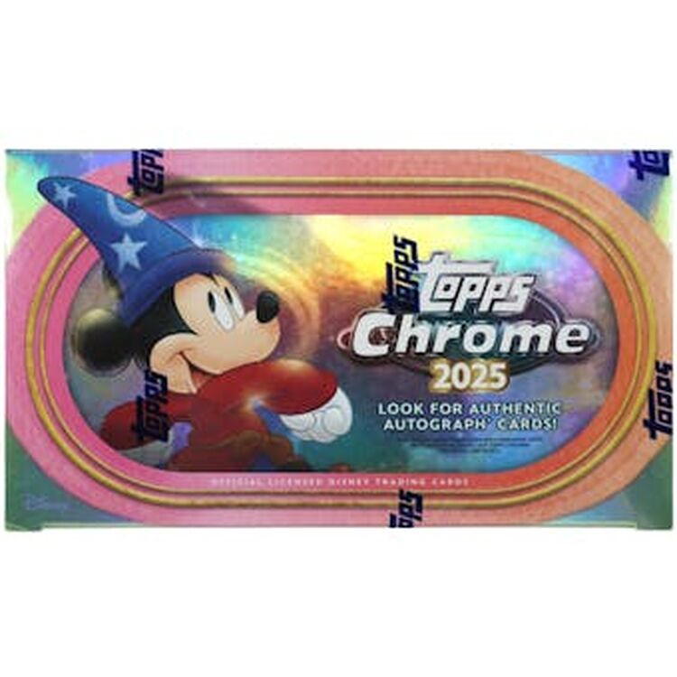 Product Topps 2025 Chrome Disney PC Hobby Box image