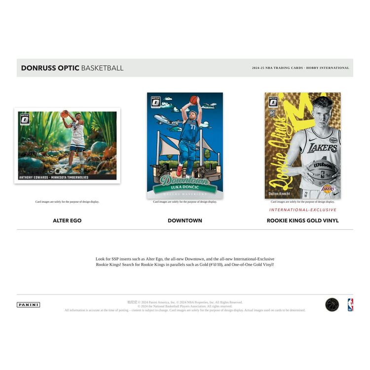 Product Panini Donruss Optic Basketball Hobby International Box image