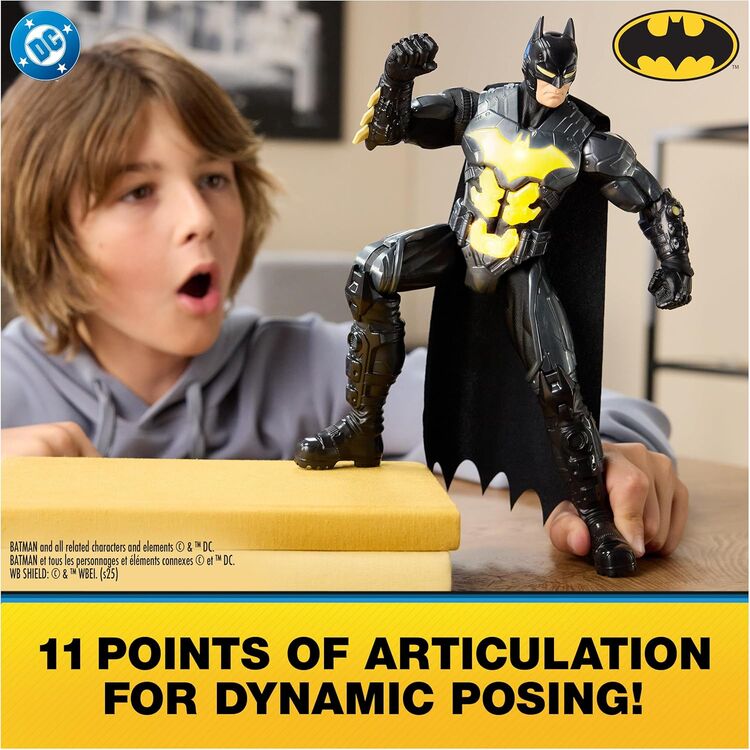 Product Spin Master DC: Batman - Night Flare Batman Lights And Sounds 12" Action Figure (6073931) image