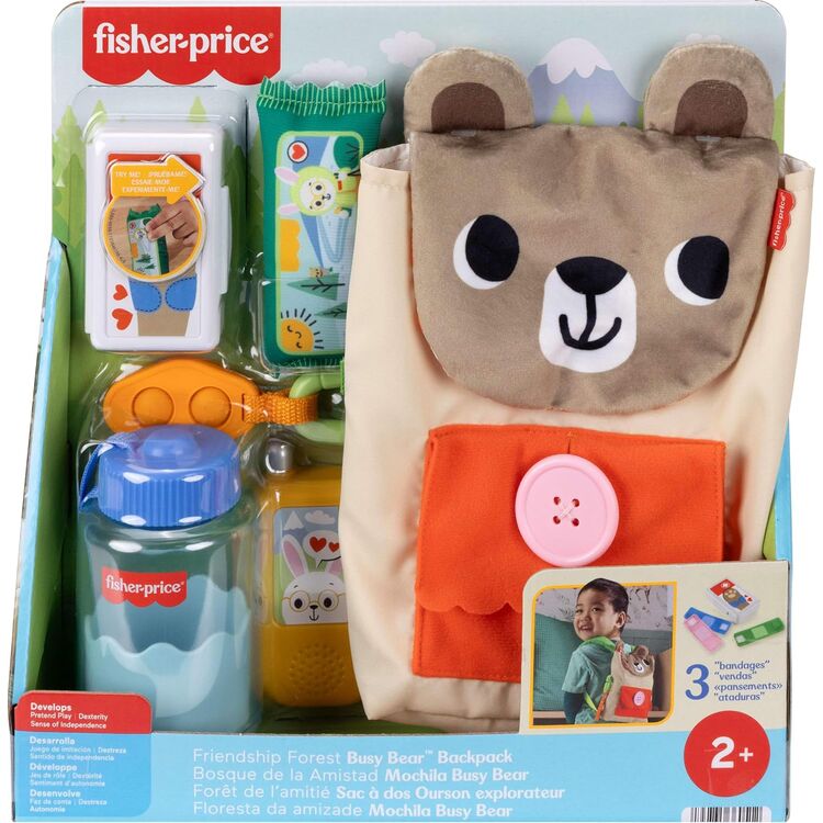 Product Fisher-Price: Friendship Forest - Busy Bear Backpack (JLB86) image