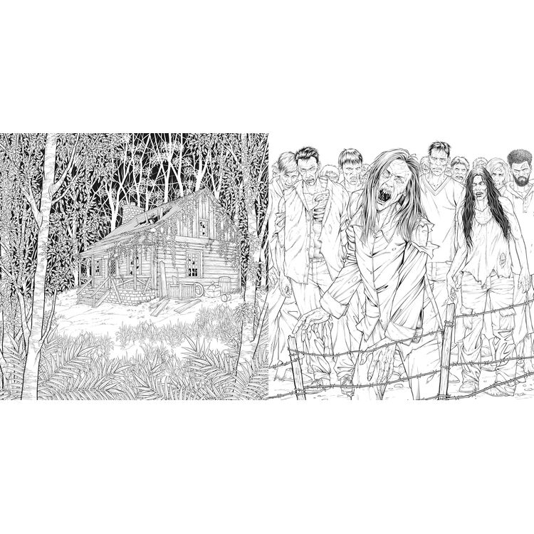 Product Horror Movies Colouring Book image