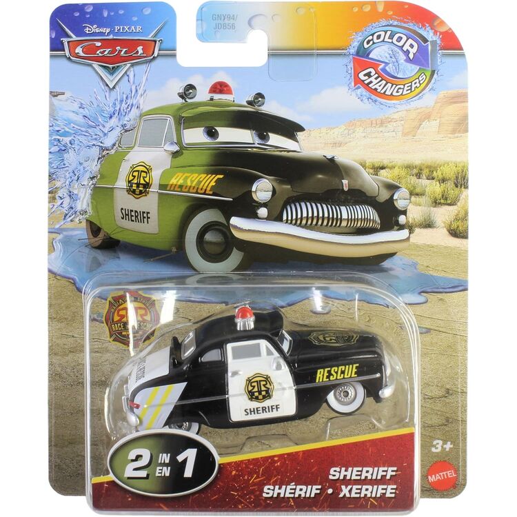 Product Mattel Disney Cars: Color Changers - Sheriff Vehicle (JBM66) image