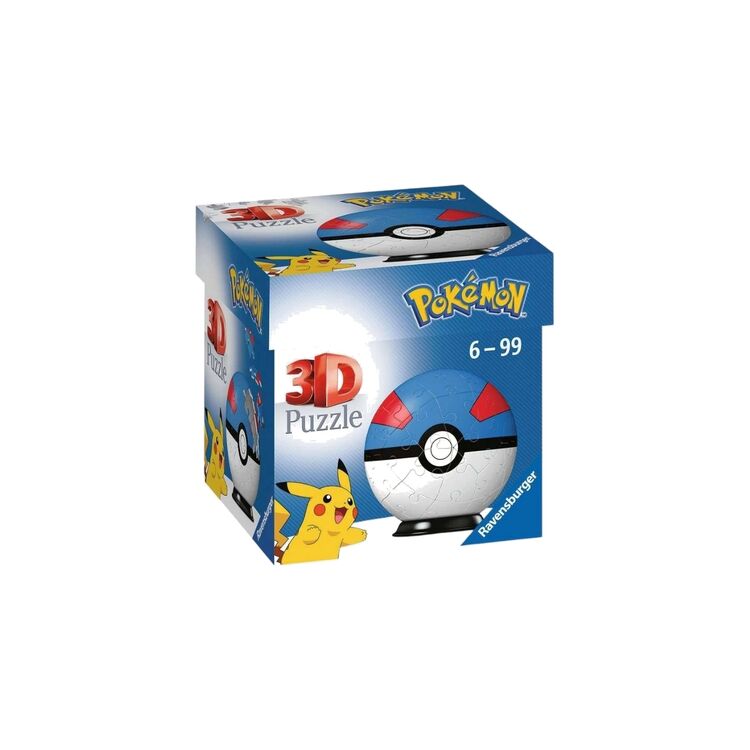 Product Pokemon 3D Puzzle Pokeballs: Great Ball image