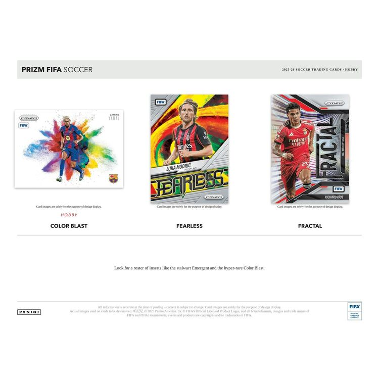 Product Panini Prizm FIFA Soccer 2025-26 Hobby Box image