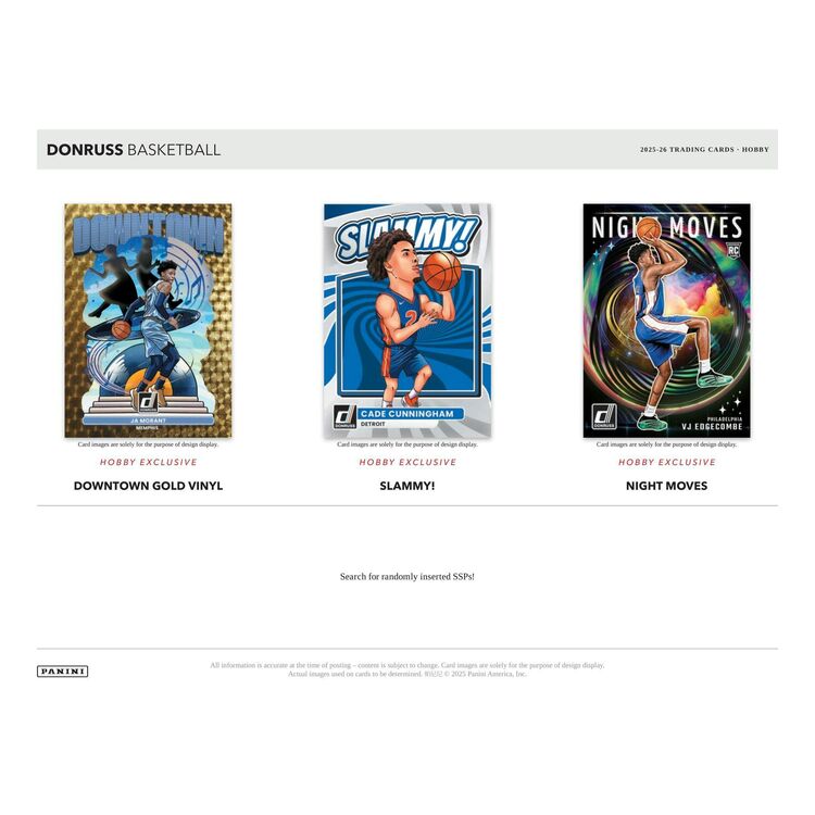 Product Panini 2025-2026 Donruss Basketball Hobby Box image