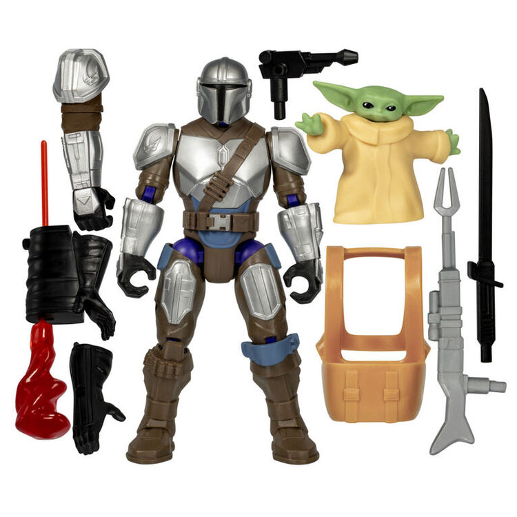 Product Φιγούρα Δράσης Hasbro Disney Mixmashers: Star Wars - The Mandalorian & Grogu Deluxe Figures (G0300) image