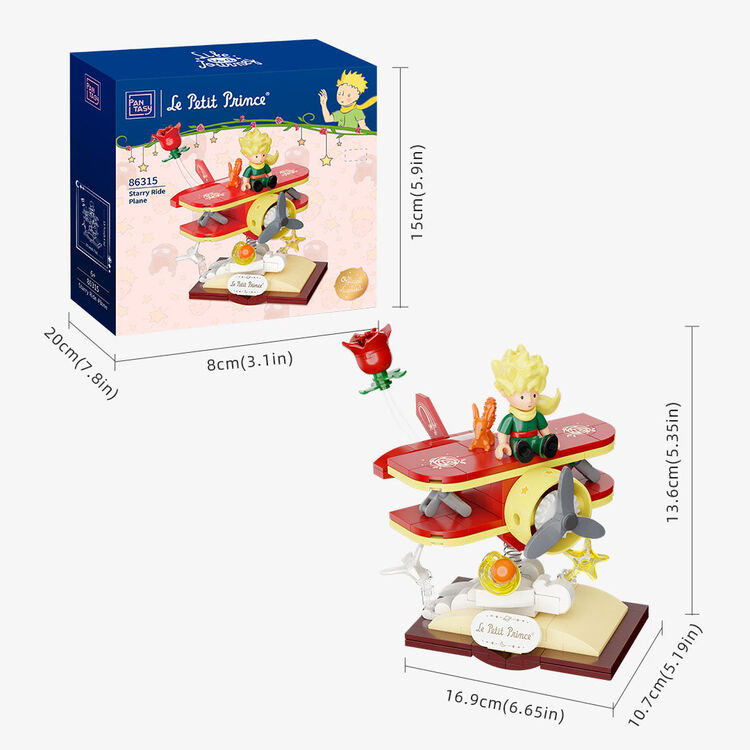 Product Pantasy The Little Prince Starry Ride Plane Building Block image