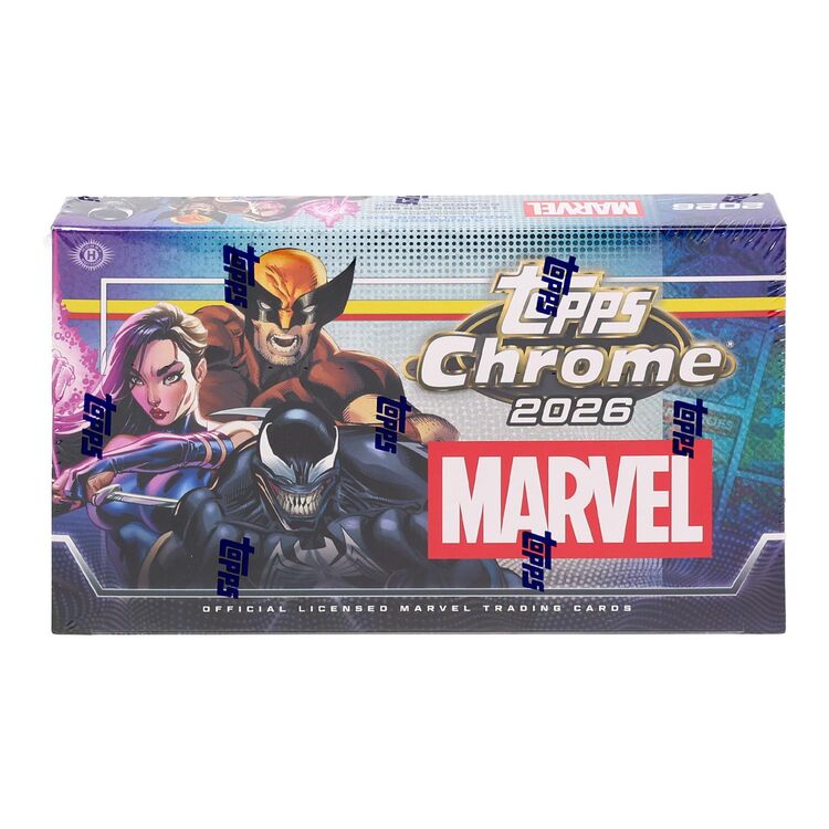 Product Topps 2026 Marvel Comics Chrome PC Hobby Box image