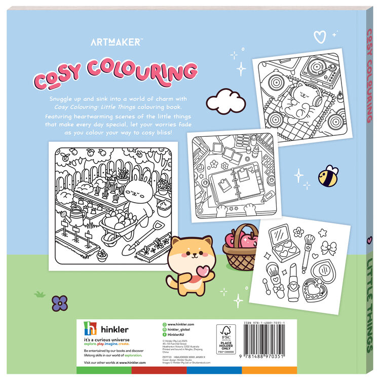 Product Colouring Book Art Maker Cosy Colouring: Little Things image