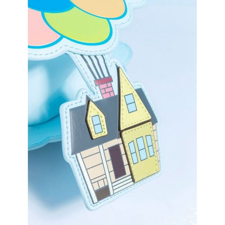 Product Disney Loungefly Up Balloon House Convertible Mini Backpack image