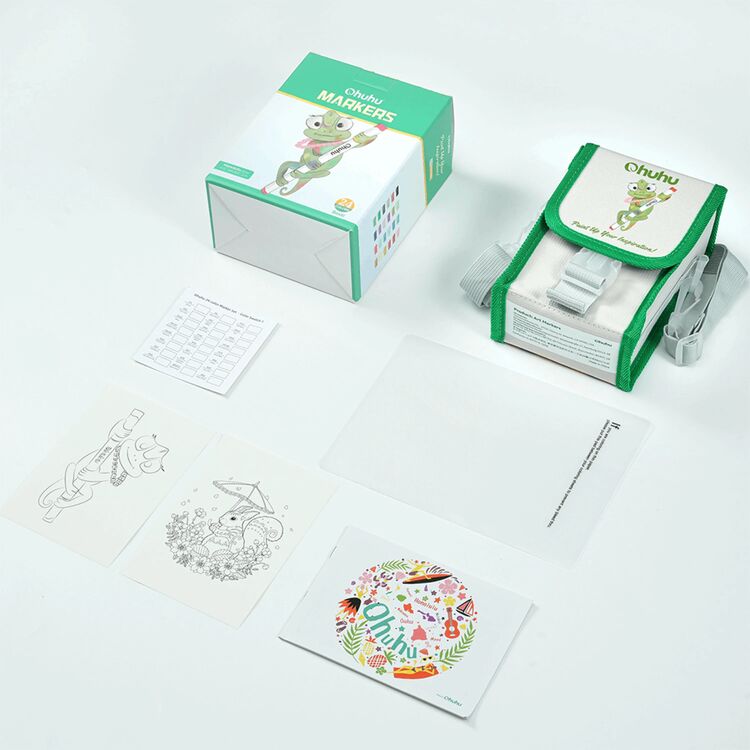 Product Ohuhu Markers Brush and Chisel Set 24 image