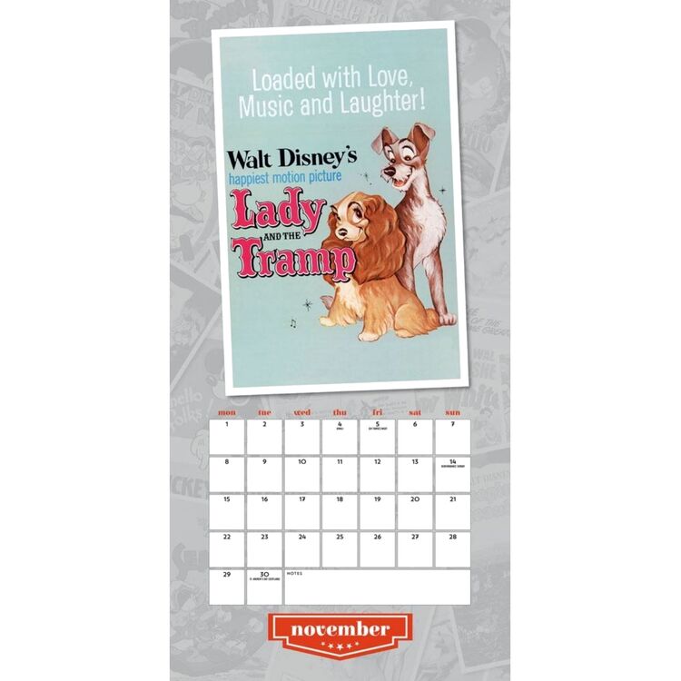 Product Disney Vintage Posters Calendar 2021 image