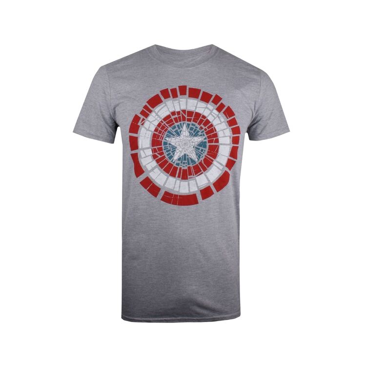 Product Marvel CA Shield Shattered T-shirt image