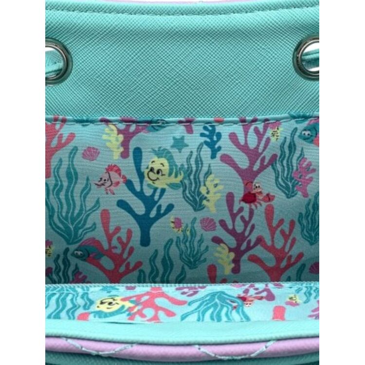 Product Loungefly Little Mermaid Ombre Scales Mini Backpack image