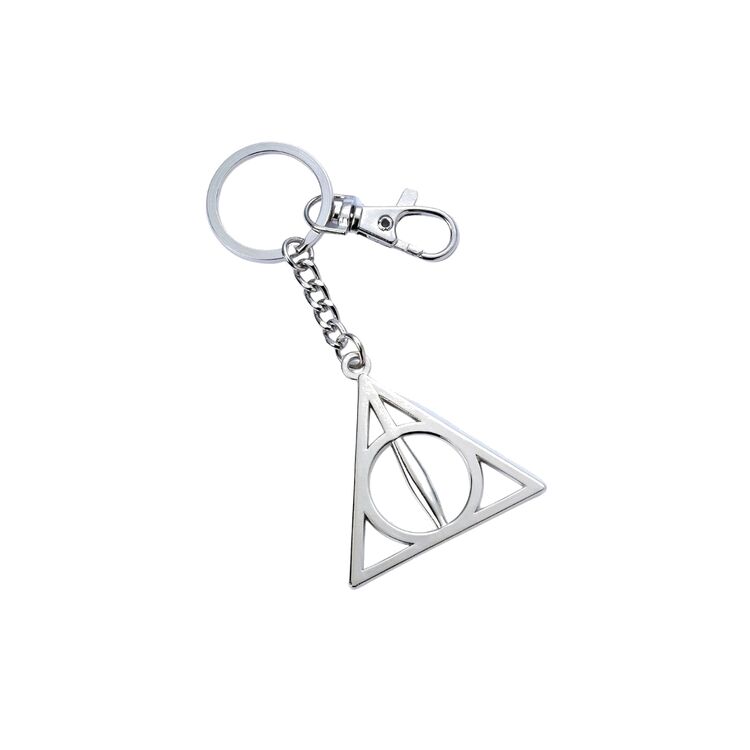 Product Harry Potter Deathly Hallows Keyring and Pin Badge image