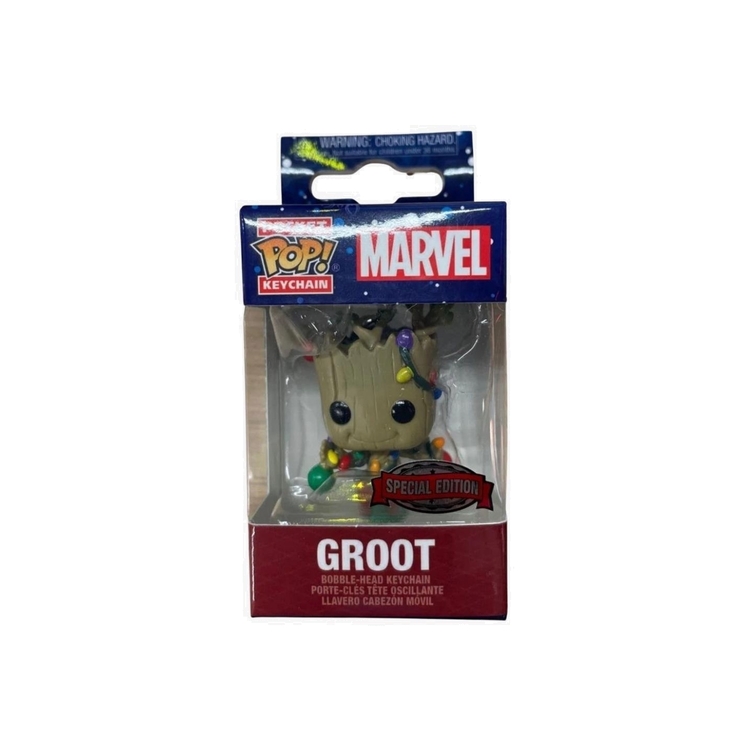 Product Funko Pocket Pop! Marvel Holiday Groot (Special Edition) image
