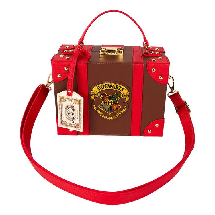 Product Loungefly Harry Potter Hogwarts Express Luggage Crossbody Bag image