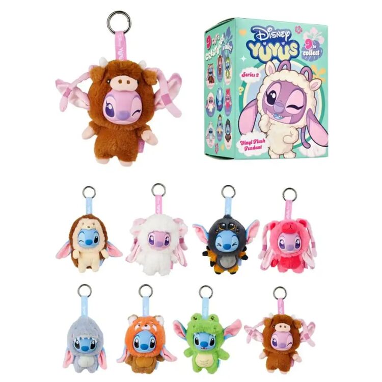 Product Μπρελόκ Λούτρινο Disney Stitch & Angel YuYus Wave 2 (1pcs/Random) image