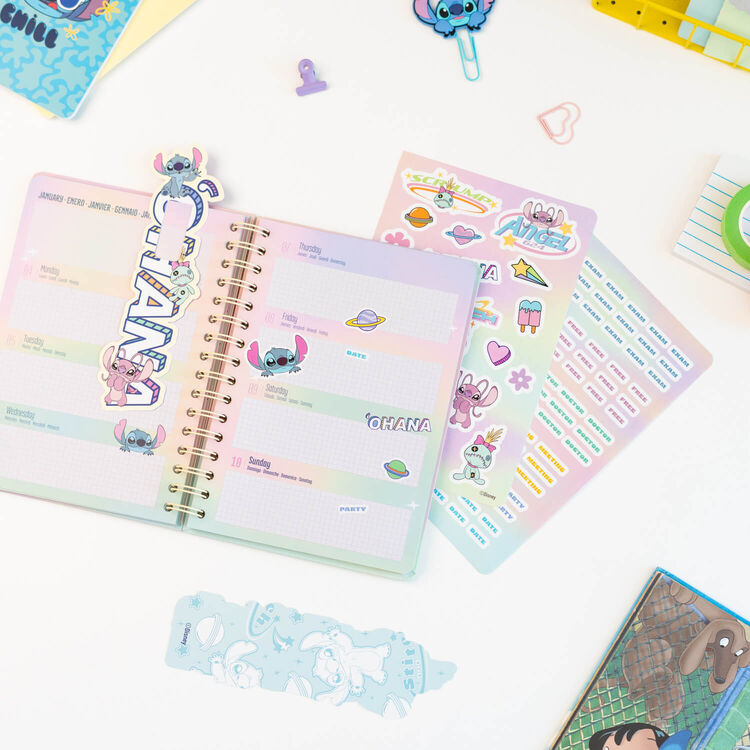 Product Ημερολόγιο Stitch and Angel Weekly Planner 2026/2027 image