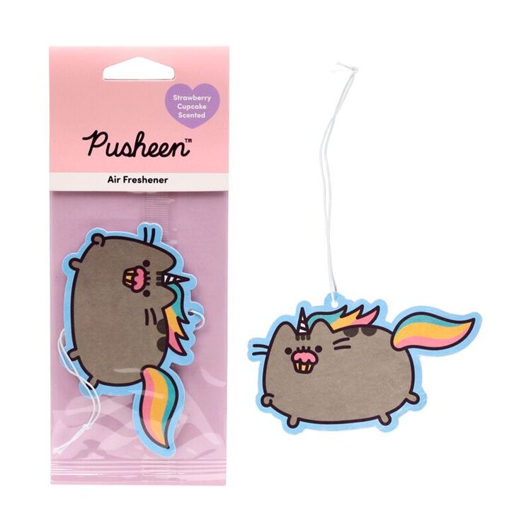 Product Αρωματικό Αυτοκινήτου Pusheen Cat and Strawberry Cupcakes Car Air Fresher image