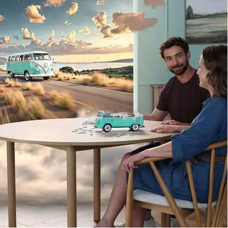 Product Παζλ Ravensburger 3D Puzzle: Iconics - Volkswagen T1 (162pcs) (12008035) image