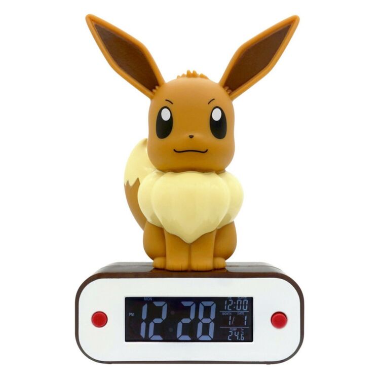Product Pokemon Eevee Alarm Clock With Light image