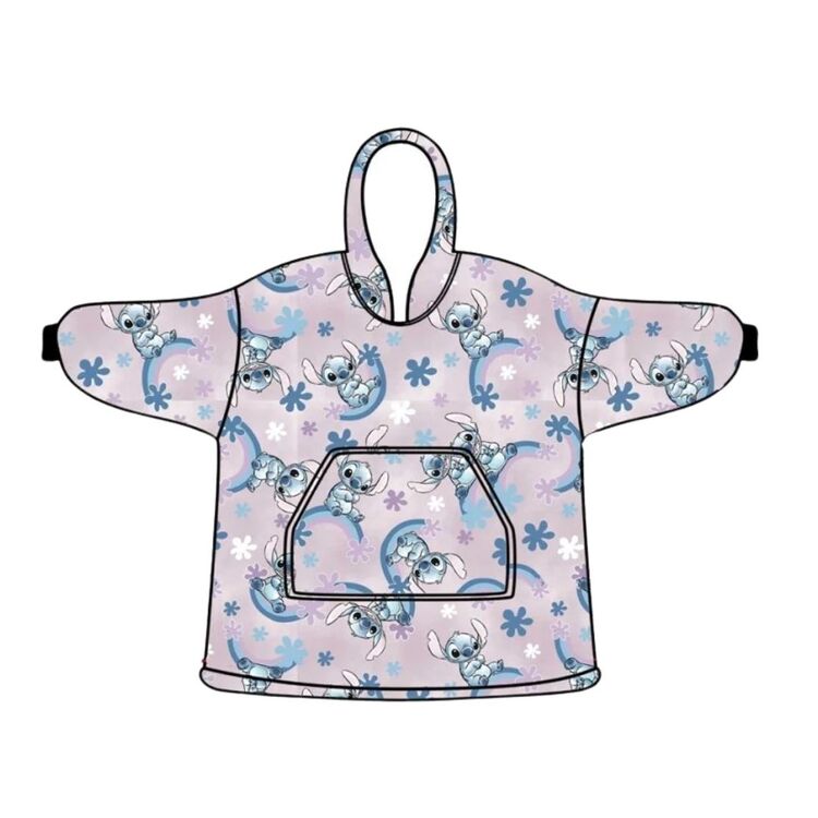 Product Poncho Παιδικό Disney Lilo and Stitch Children Christmas Sweat Poncho image