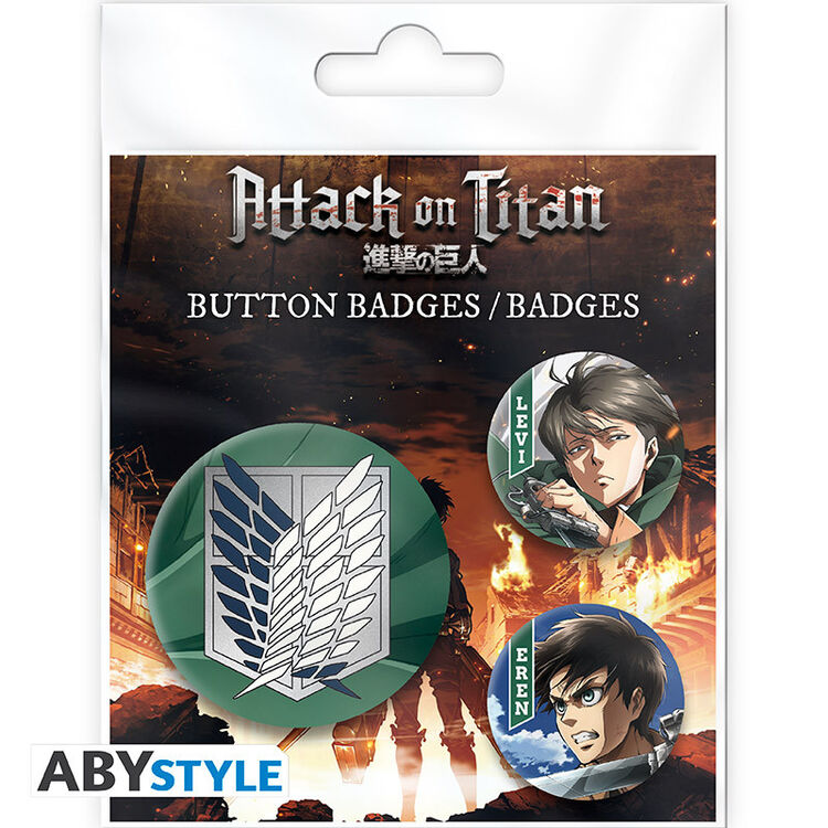 Product Attack On Titan Badge Pack image