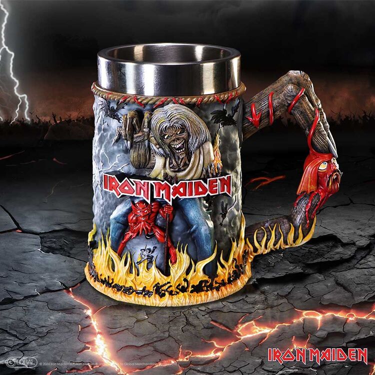 Product Ποτήρι Μπύρας Nemesis Now: Iron Maiden The Number of the Beast Tankard (16cm) image