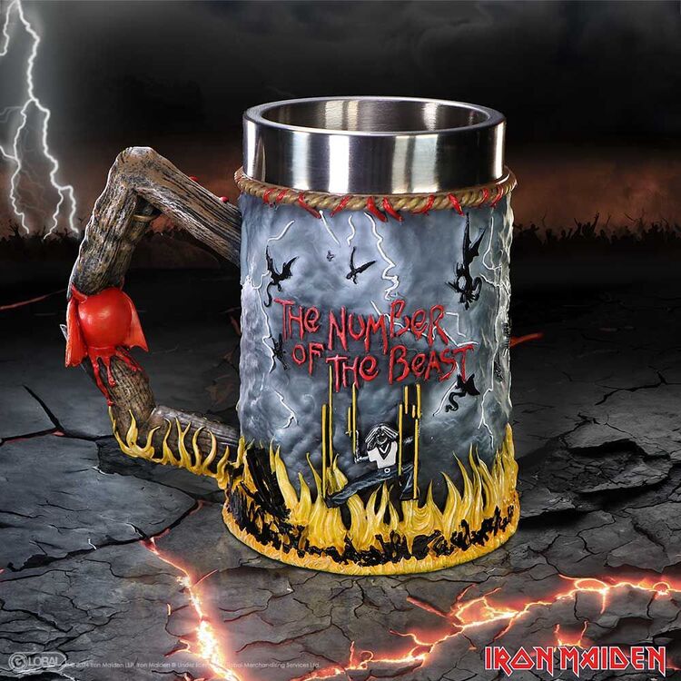 Product Ποτήρι Μπύρας Nemesis Now: Iron Maiden The Number of the Beast Tankard (16cm) image