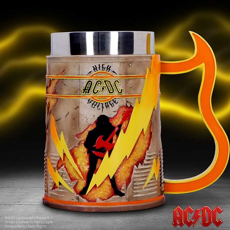 Product Ποτήρι Μπύρας Nemesis Now: ACDC - High Voltage Tankard (B7187C25) image