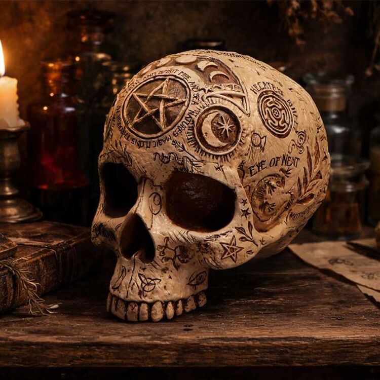 Product Φιγούρα Nemesis Now: Premium Quality - Apothecary Skull image