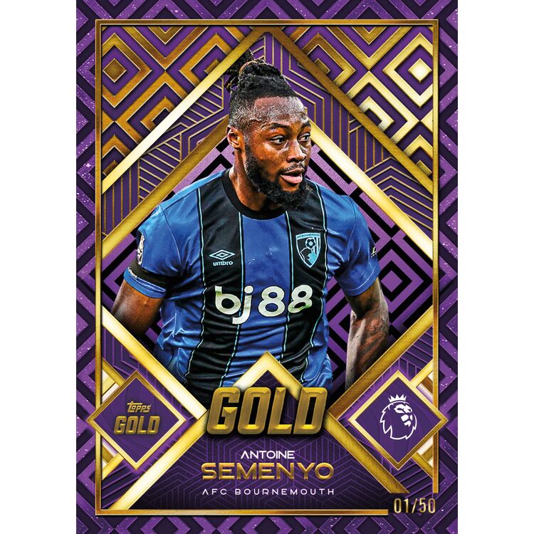 Product Topps 2025-26 Gold EPL Soccer Hobby Box image