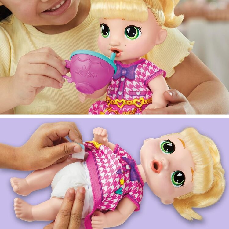 Product Κούκλα Hasbro Baby Alive: Core Nurturing Dolls - Bubbly Tea Party Lala (G0608) image