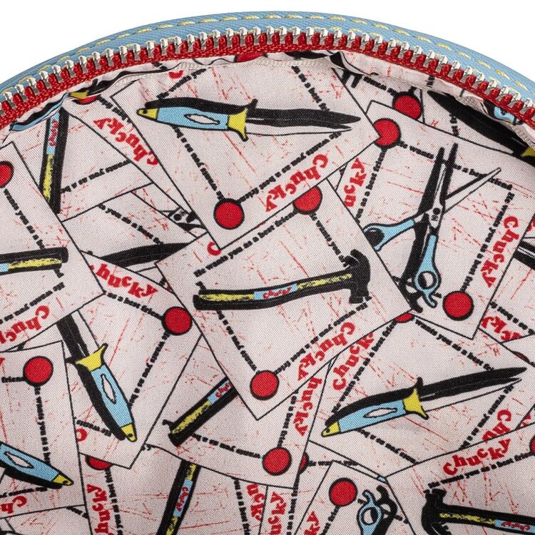 Product Loungefly Childs Play Chucky Cosplay Mini Backpack image