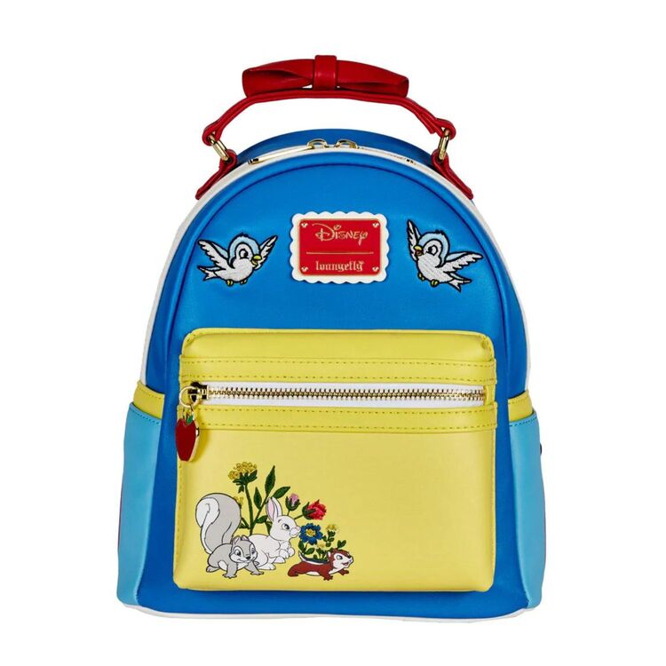 Product Loungefly Disney Snow White Cosplay Bow Handle Mini Backpack image