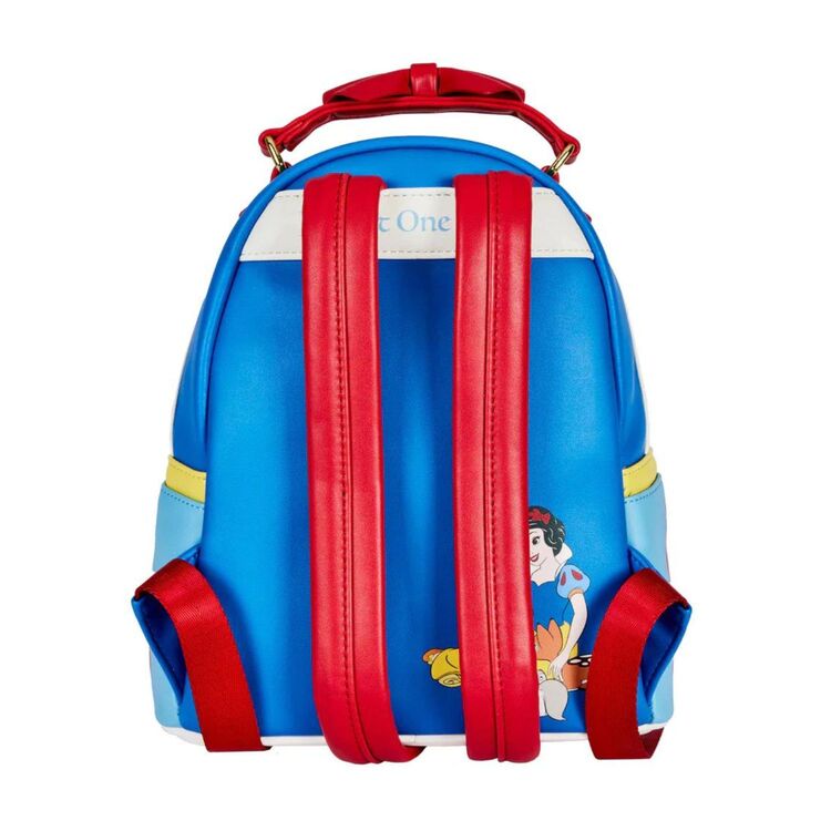 Product Loungefly Disney Snow White Cosplay Bow Handle Mini Backpack image